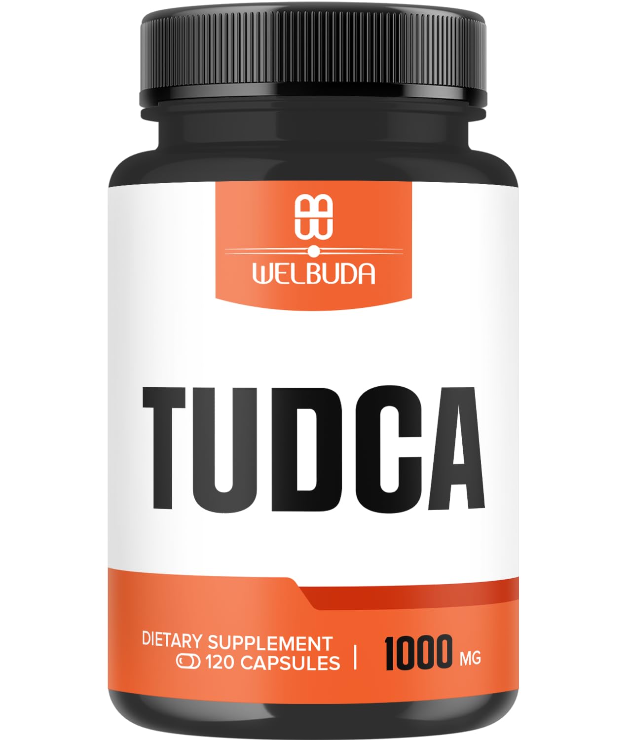 WELBUDA Tudca Complex Milk Thistle Capsules bottle front view