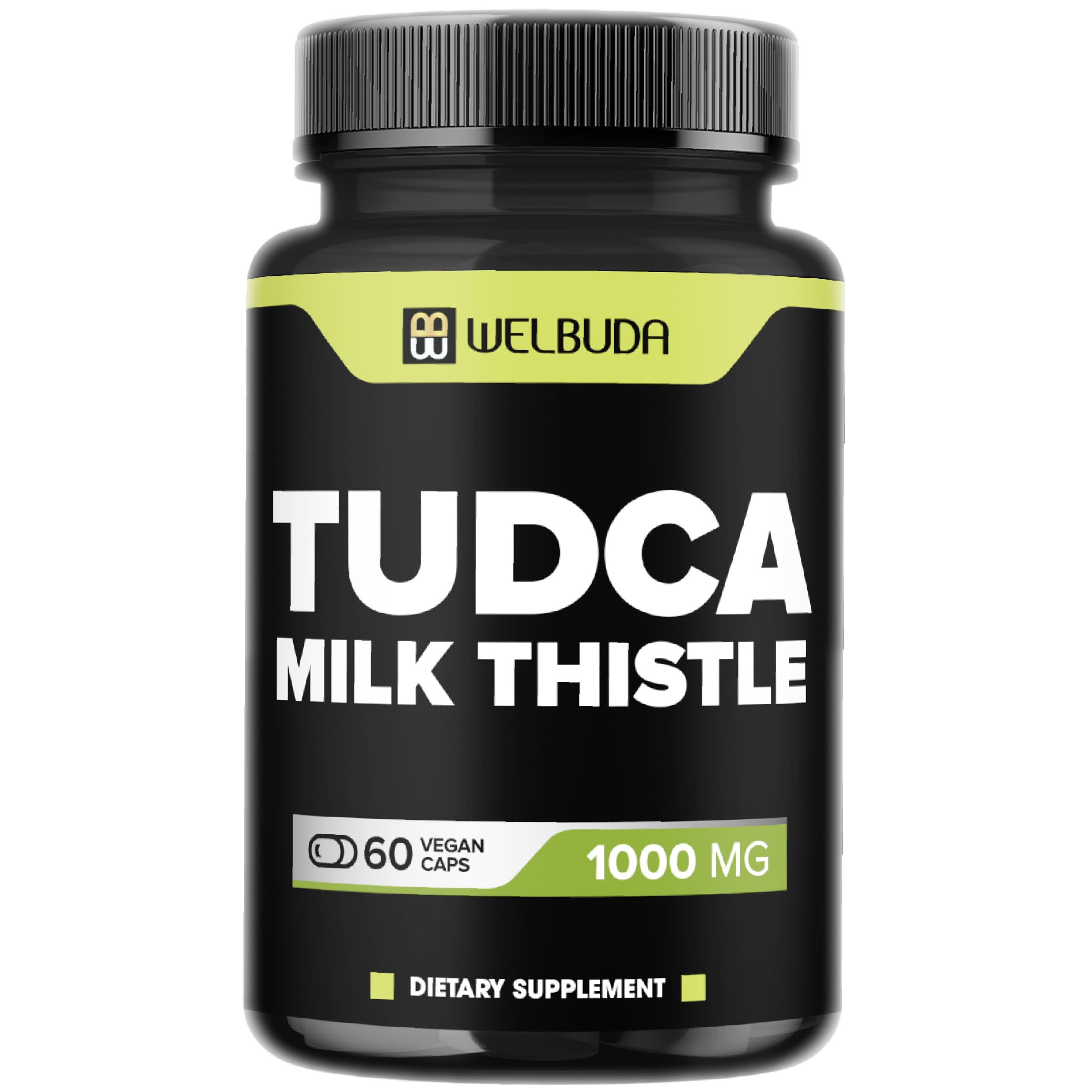 WELBUDA Tudca Complex Milk Thistle Capsules front view