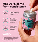 Welio Liposomal NAD+ Complex 500mg ingredient list