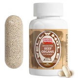 Well&Whole Beef Organ Supplement for Women 500mg capsules front view
