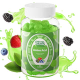 Well&Whole Essential Amino Acids Gummies on a kitchen counter
