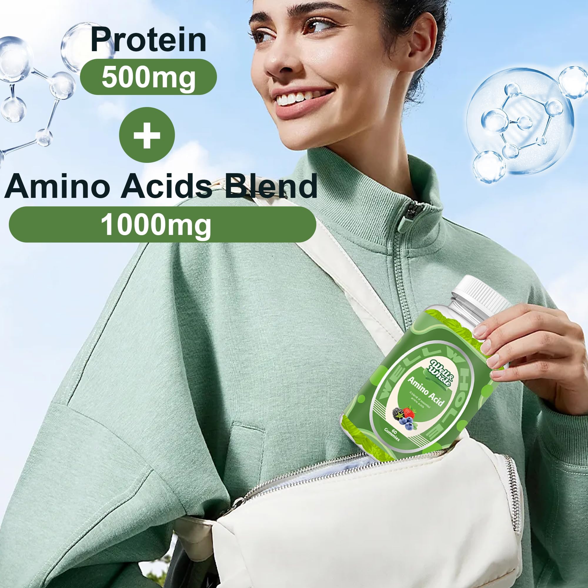 Well&Whole Essential Amino Acids Gummies open container