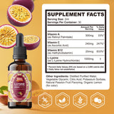 Well&Whole L-Lysine Liquid Drops 132g back view
