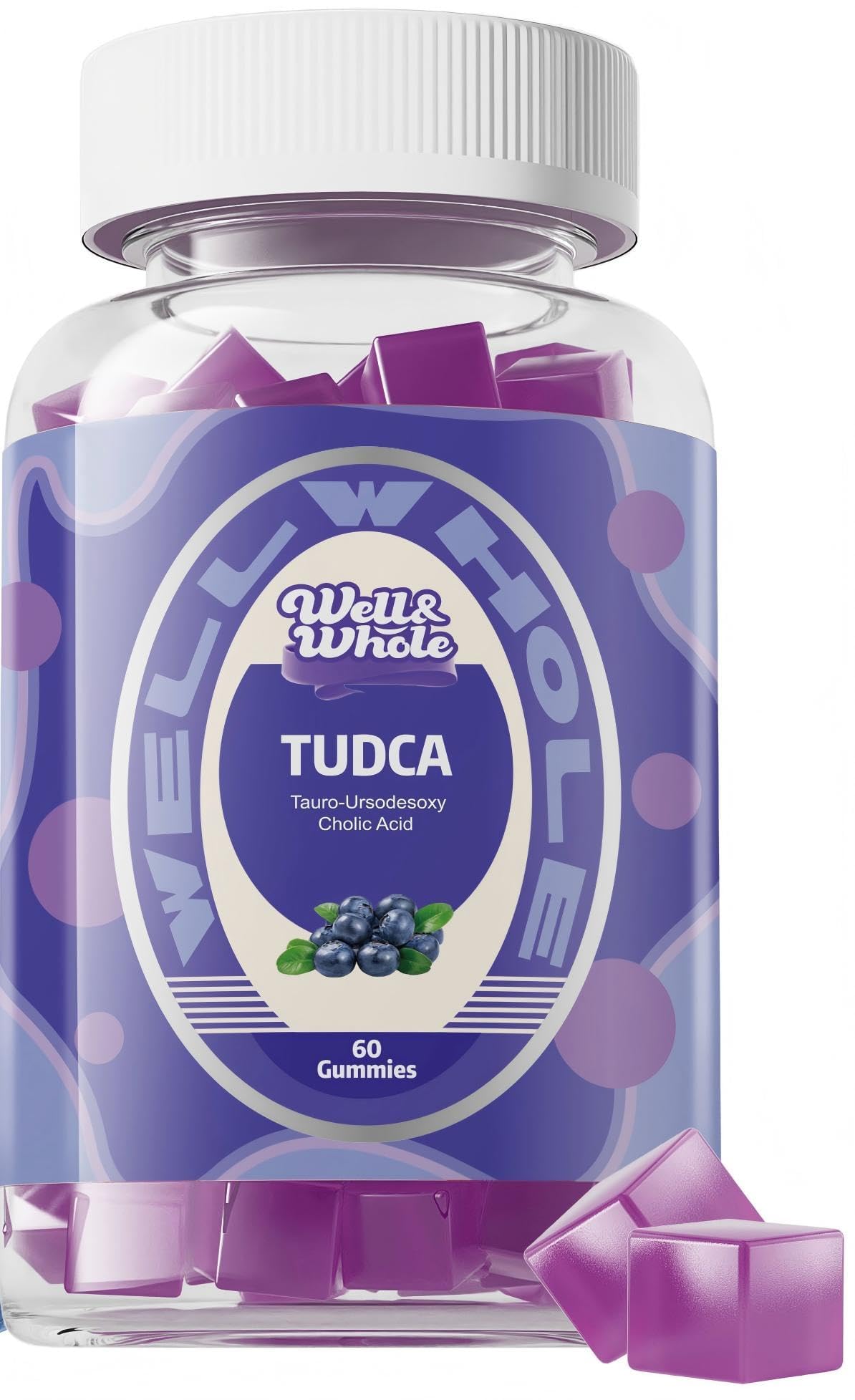 Well&Whole Milk Thistle Gummies front view with packaging