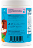 Wellah Creatine + Electrolytes Powder Blue Hawaii with a glass of mixed drink