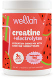 Wellah Creatine + Electrolytes Powder Watermelon Slush front view
