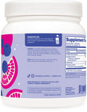 Wellah Creatine Monohydrate Powder Blueberry Pomegranate scoop with powder