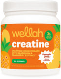Wellah Creatine Monohydrate Powder Pineapple Mango front view