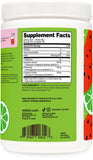 Wellah L-Glutamine Powder in a glass of water