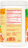 Wellah L-Glutamine Tropical Punch supplement in a glass with water