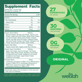 Wellah Leaf Laugh Love Super Greens 390g packaging