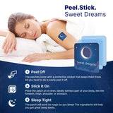 Wellamoon Sleep Patches back view with instructions