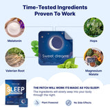 Wellamoon Sleep Patches in use on bedside table