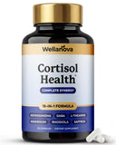 Wellanova Cortisol Supplement for Women front view with 60 capsules