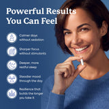 Wellanova Cortisol Supplement side view with dosage information