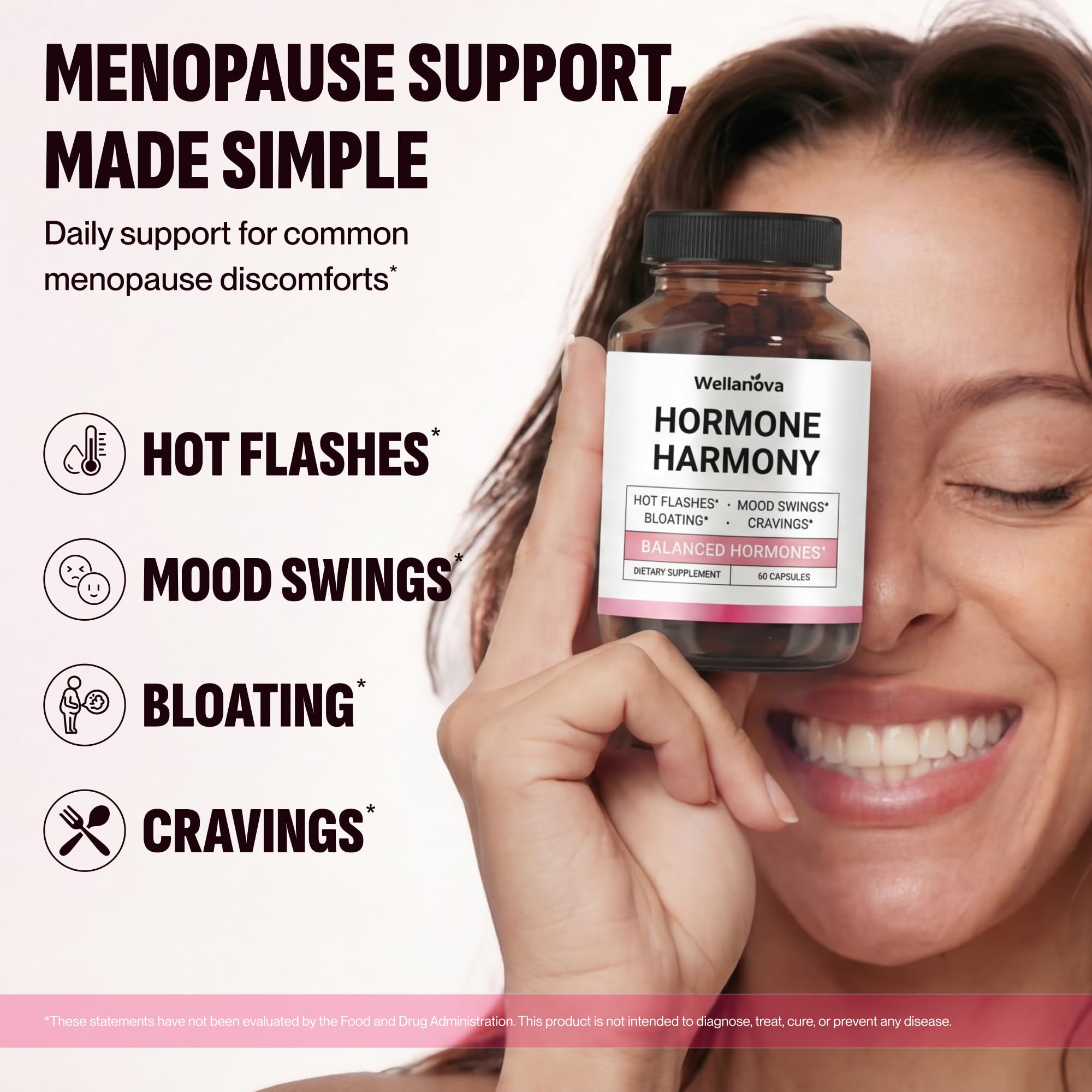 Wellanova Harmony capsule bottle side view