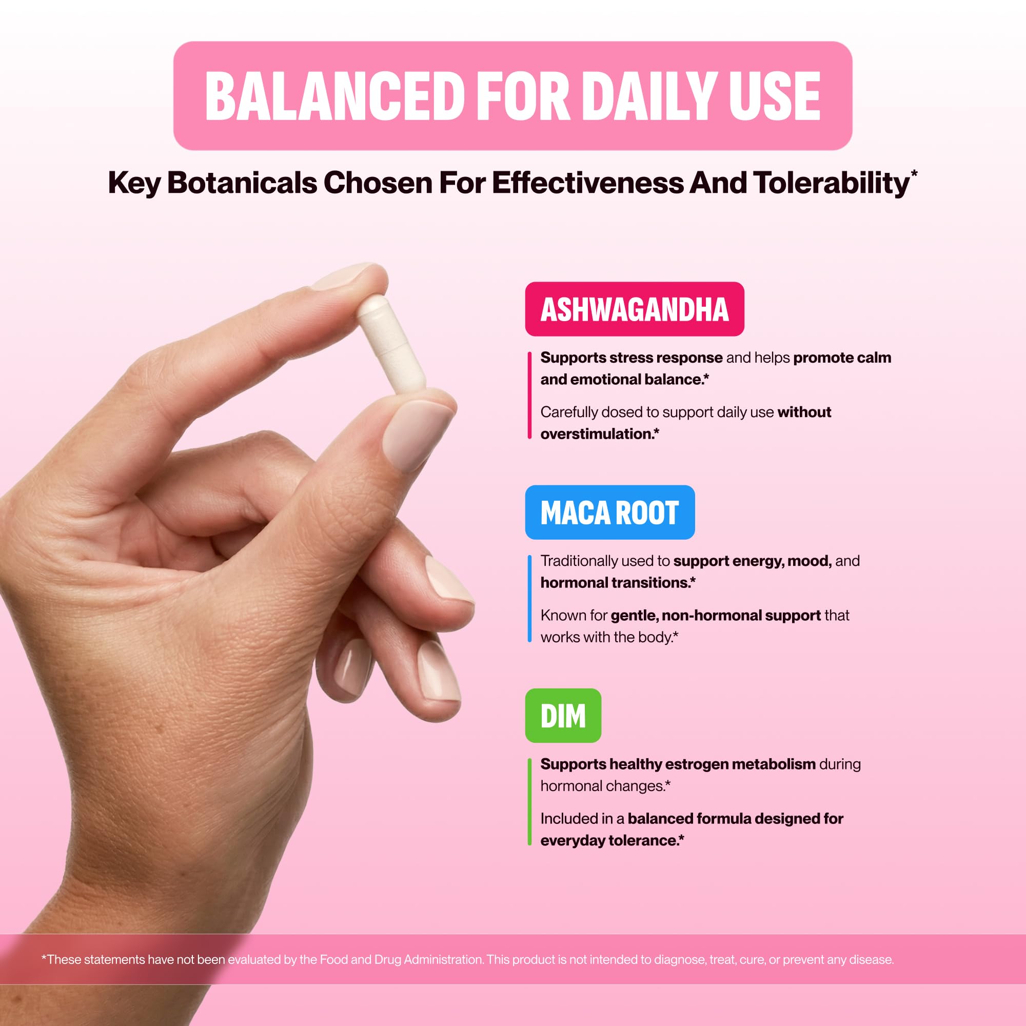 Wellanova Harmony Daily Supplement ingredients list