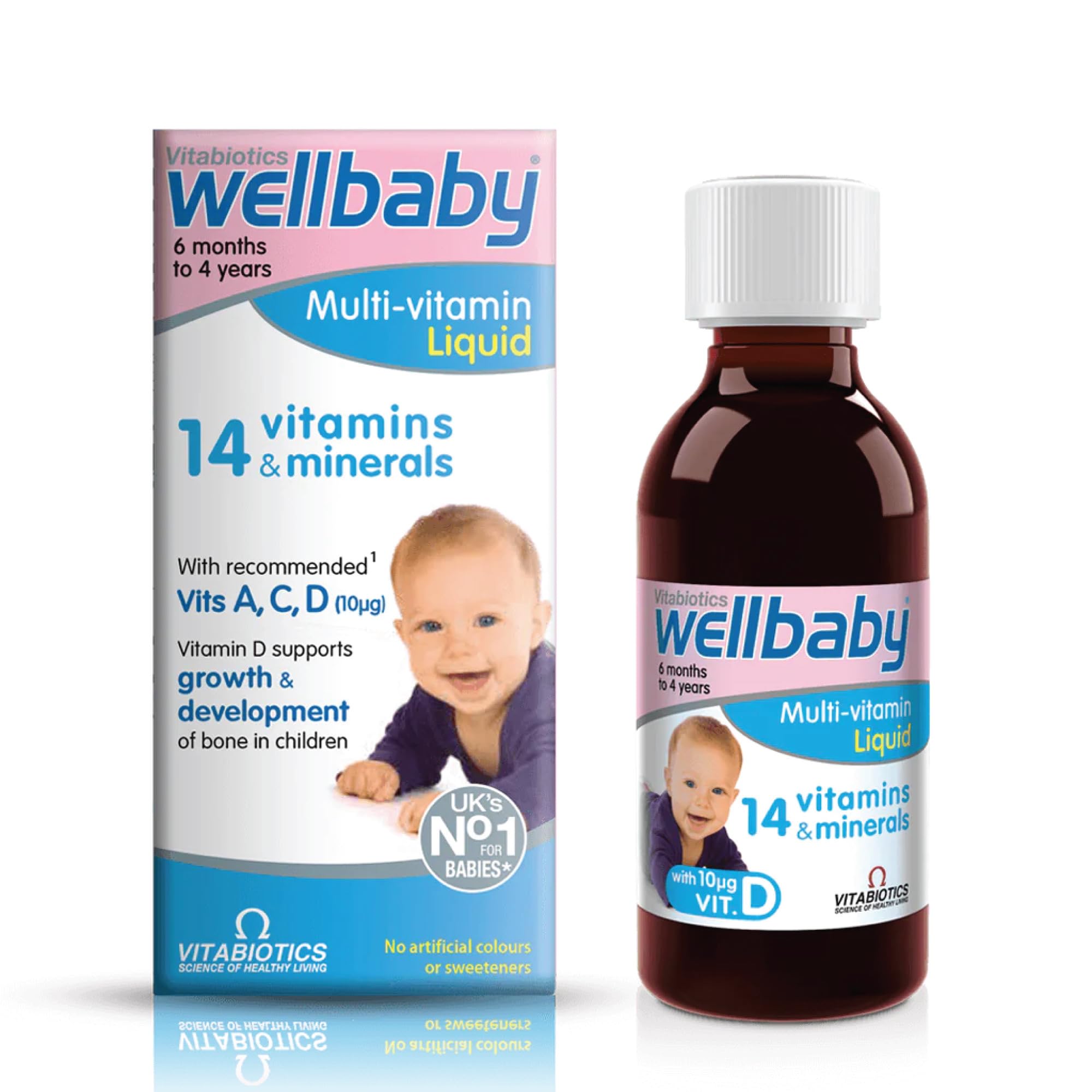 WELLBABY Multi-vitamin Liquid 300g front view