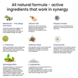 WELLBEING NUTRITION Melts Restful Sleep ingredients list