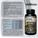 WellBoost Creatine Monohydrate 5000mg in a gym setting