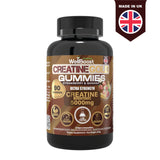 WellBoost Creatine Monohydrate 5000mg on gym equipment