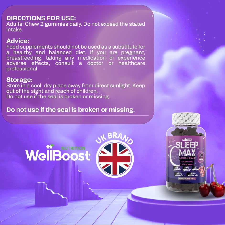 WellBoost Sleep Max Gummies packaging side view