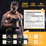 Wellcatcher Creatine Monohydrate Gummies on a gym bench