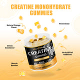 Wellcatcher Creatine Monohydrate Gummies with fresh oranges