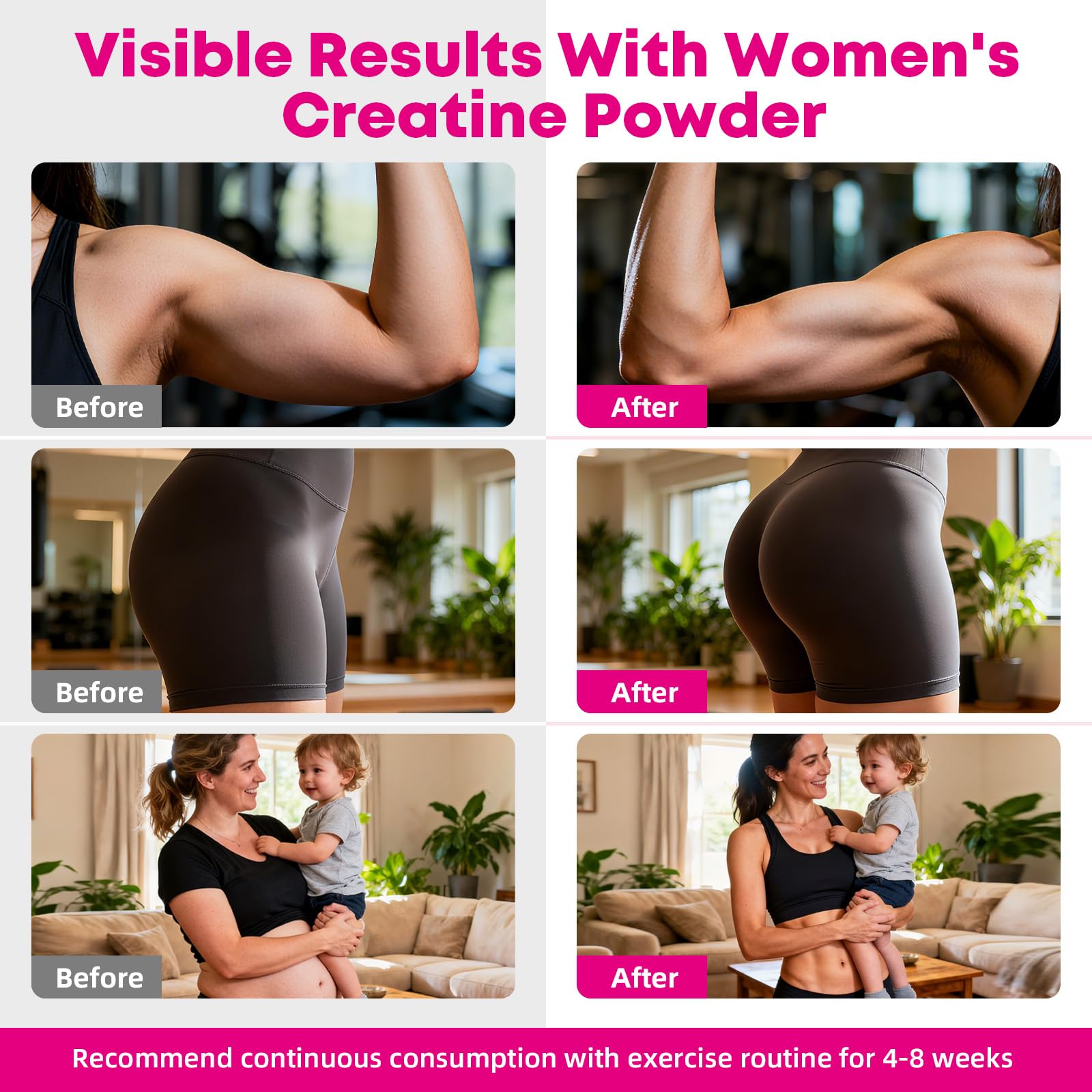 Wellcatcher Creatine Powder for Women in a fitness setting