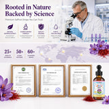 Wellcatcher Happy Saffron Drops 2 Fl Oz back view
