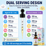 Wellcatcher Happy Saffron Drops 2 Fl Oz with ingredients list