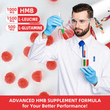 Wellcatcher HMB & Leucine Gummies displayed with other supplements