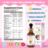Wellcatcher Magnesium Drops for Kids 150g on kitchen counter