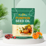 Wellcatcher Pumpkin Seed Oil Softgel Capsules 3000mg with organic ingredients