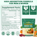 Wellcatcher Pumpkin Seed Oil Softgel Capsules with black seed oil and zinc