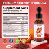 Wellcatcher Red Yeast Rice Liquid Drops label close-up