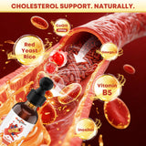 Wellcatcher Red Yeast Rice Liquid Drops with blood orange fruit