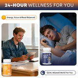 Wellcatcher Tinnitus Support Formula capsules on a wooden surface