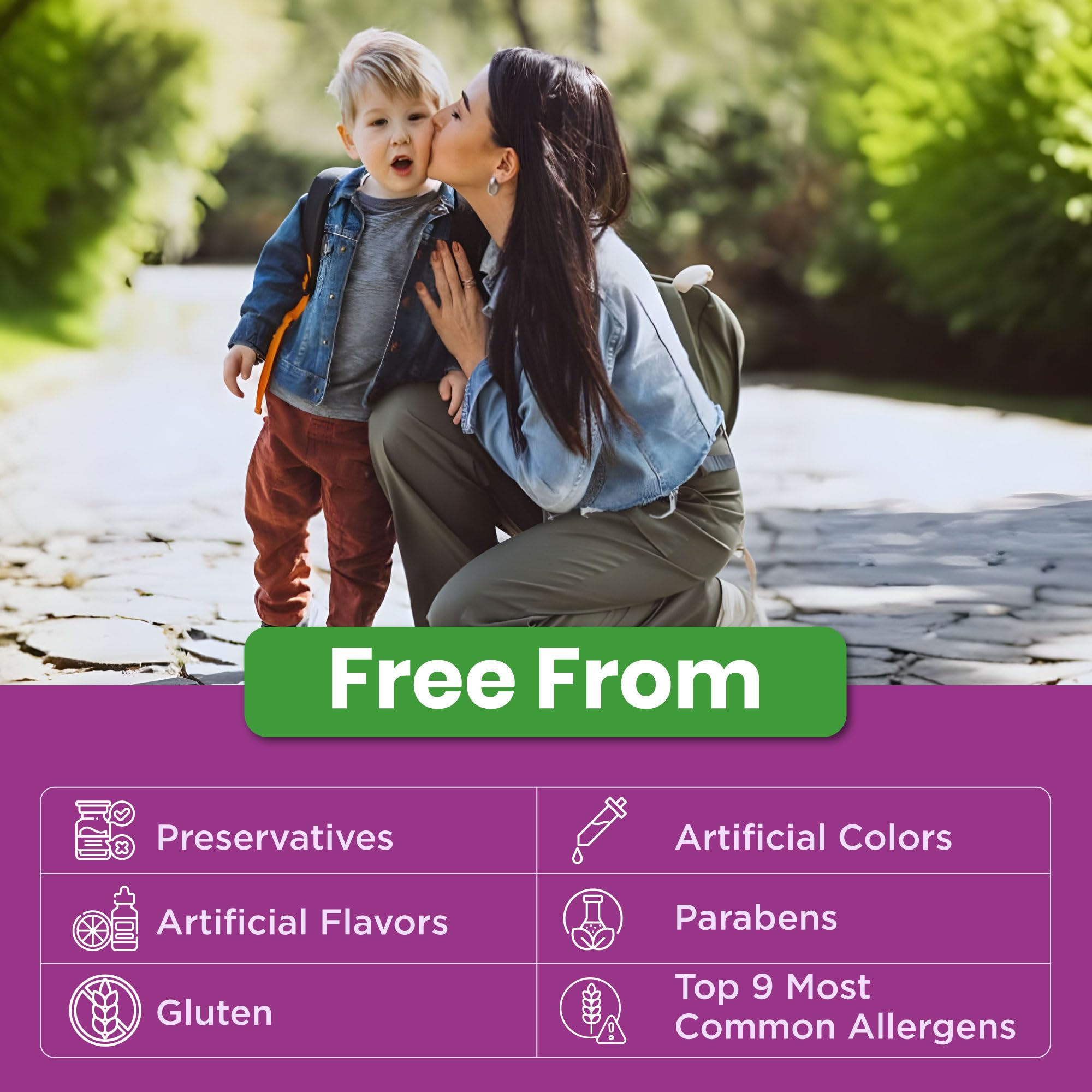 Wellements Organic Children's Multivitamin Gummies in a child's hand