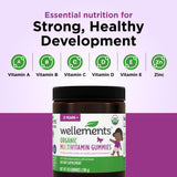 Wellements Organic Children's Multivitamin Gummies side view