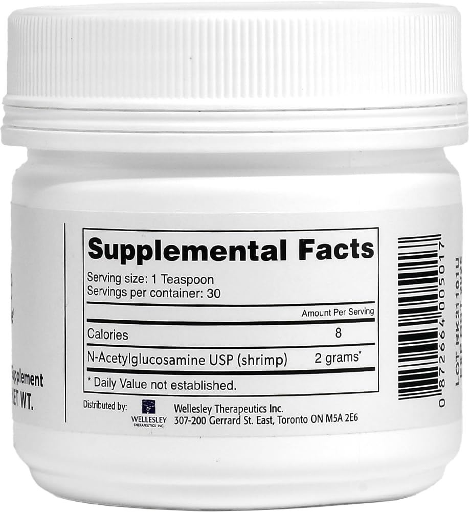 Wellesley Therapeutics Ultimate Glucosamine Powder sprinkled on food