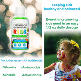 Wellgenix Balanced Essentials Kids Liquid Multivitamin serving spoon