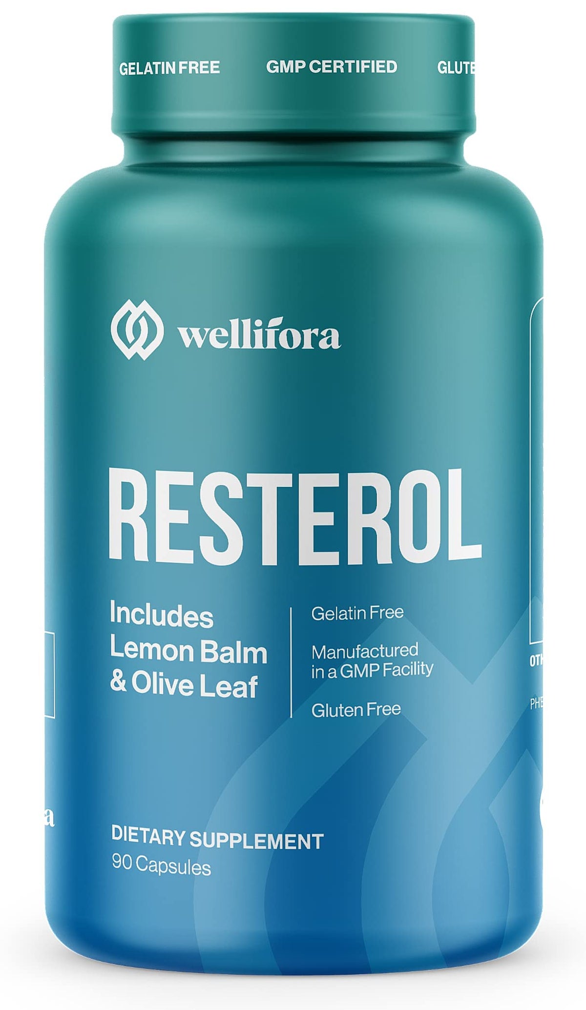 Wellifora Melanin Support Capsules bottle front view