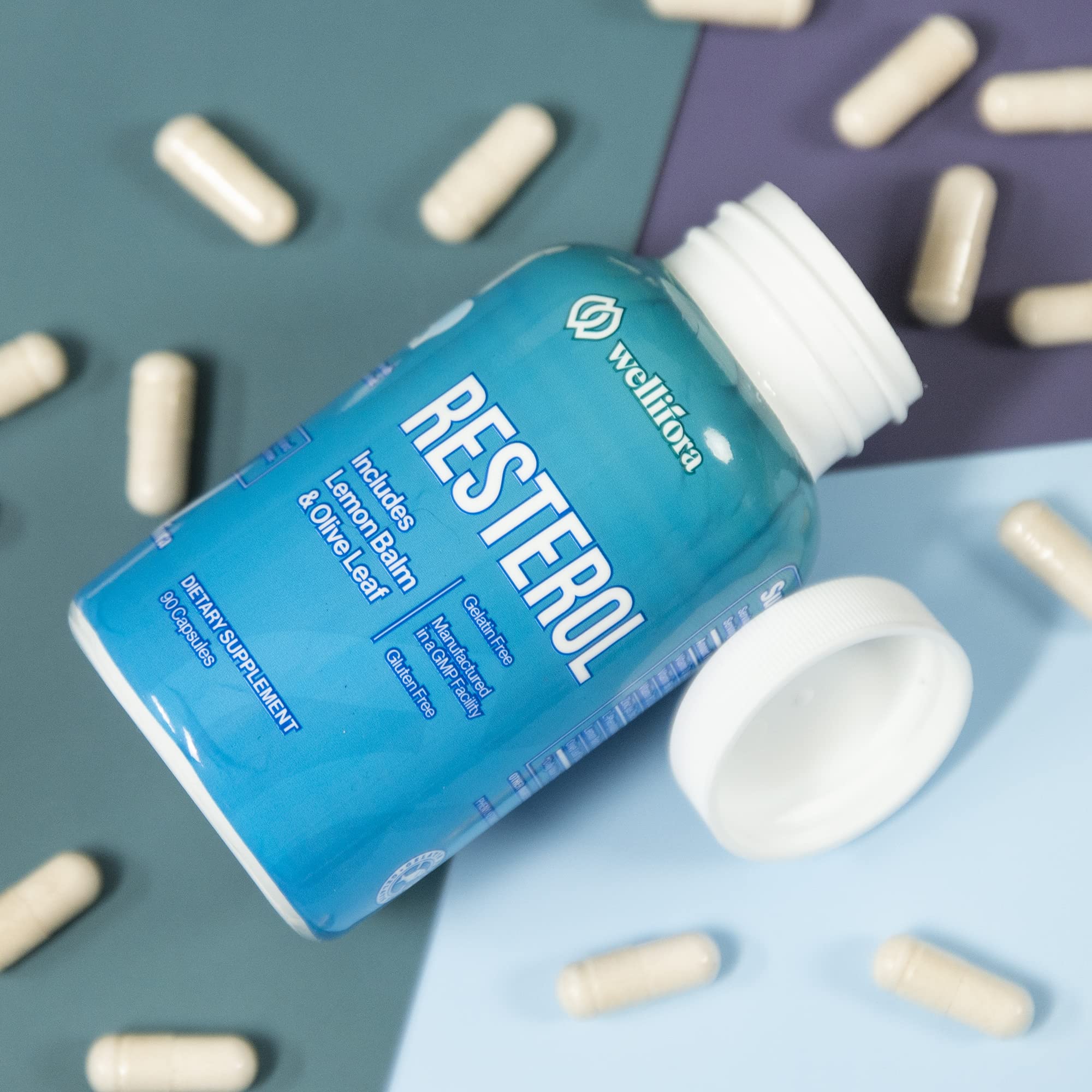 Wellifora Melanin Support Capsules packaging design