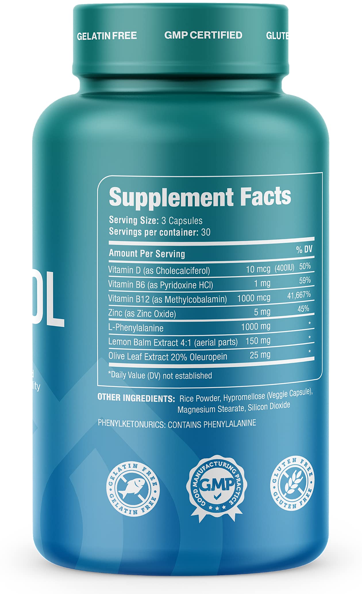 Wellifora Melanin Support Capsules with capsules on a wooden surface