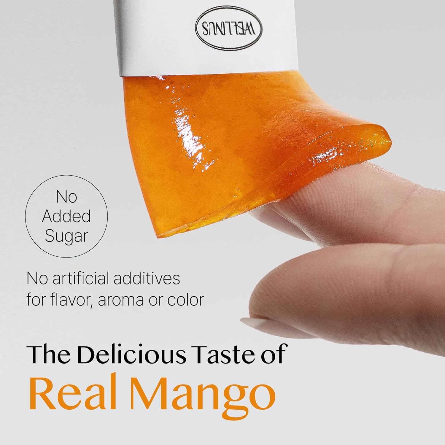WELLINUS Marine Collagen Jelly Stick opened with jelly visible