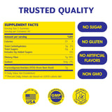 Wellio Daily Fibre Gummies nutritional information label