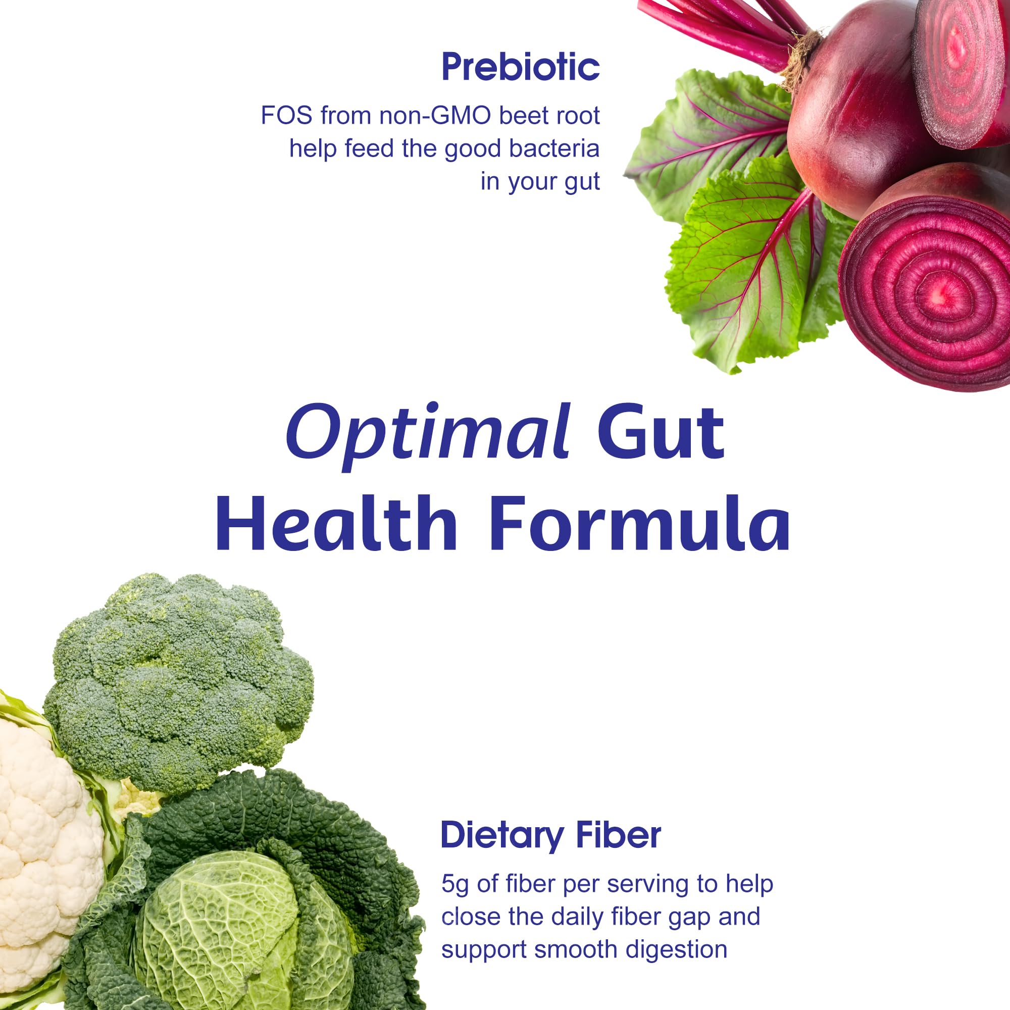 Wellio Daily Fibre Gummies with a measuring spoon