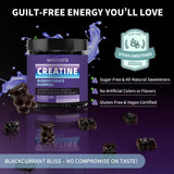 WELLIVORA Creatine Gummies displayed on a fitness mat