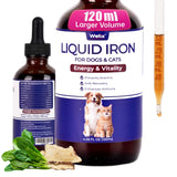 Wellix Liquid Iron Supplement for Pets 180g bottle front view